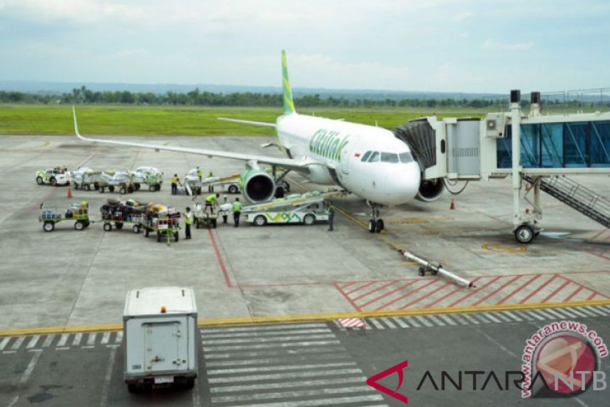 Jumlah penumpang Bandara Lombok melonjak saat libur Natal-Tahun Baru