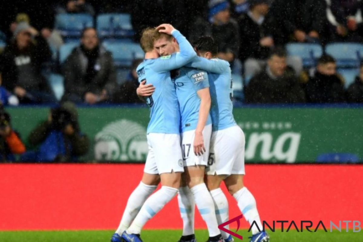 City singkirkan Leicester setelah menang adu pinalti 3-1