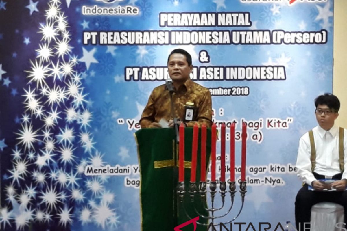 Peringatan Natal 2018, Dirut Indonesia Re: Pertebal iman guna perkuat kerukunan