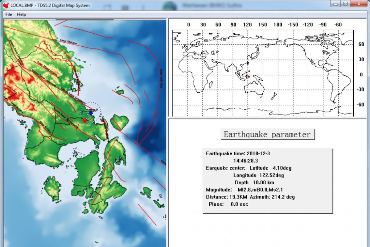 Dua gempa di Indonesia timur pada Minggu dini hari