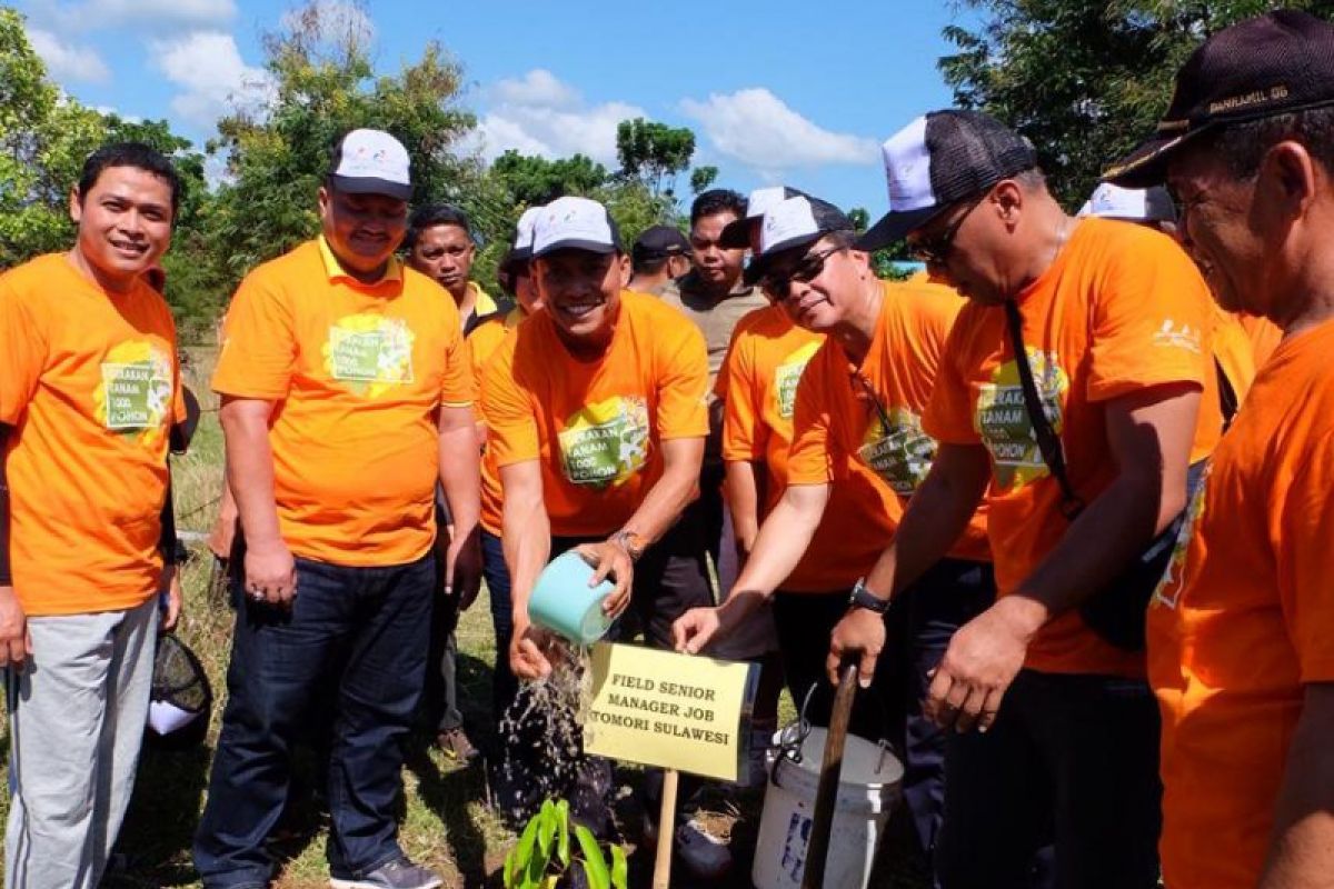 JOB Tomori - Pemda Morowali Utara tanam 1.000 pohon di Mamosalato