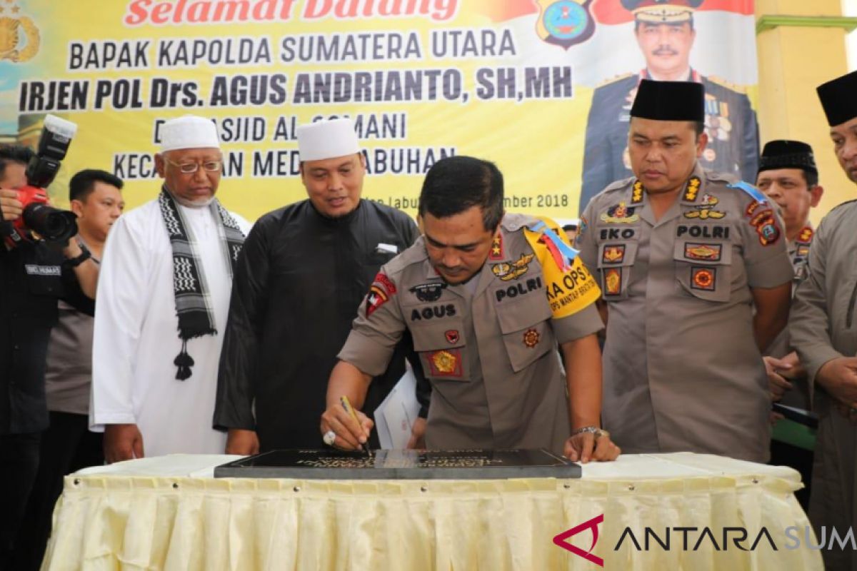 Kapolda Sumut minta jamaah tetap jaga toleransi