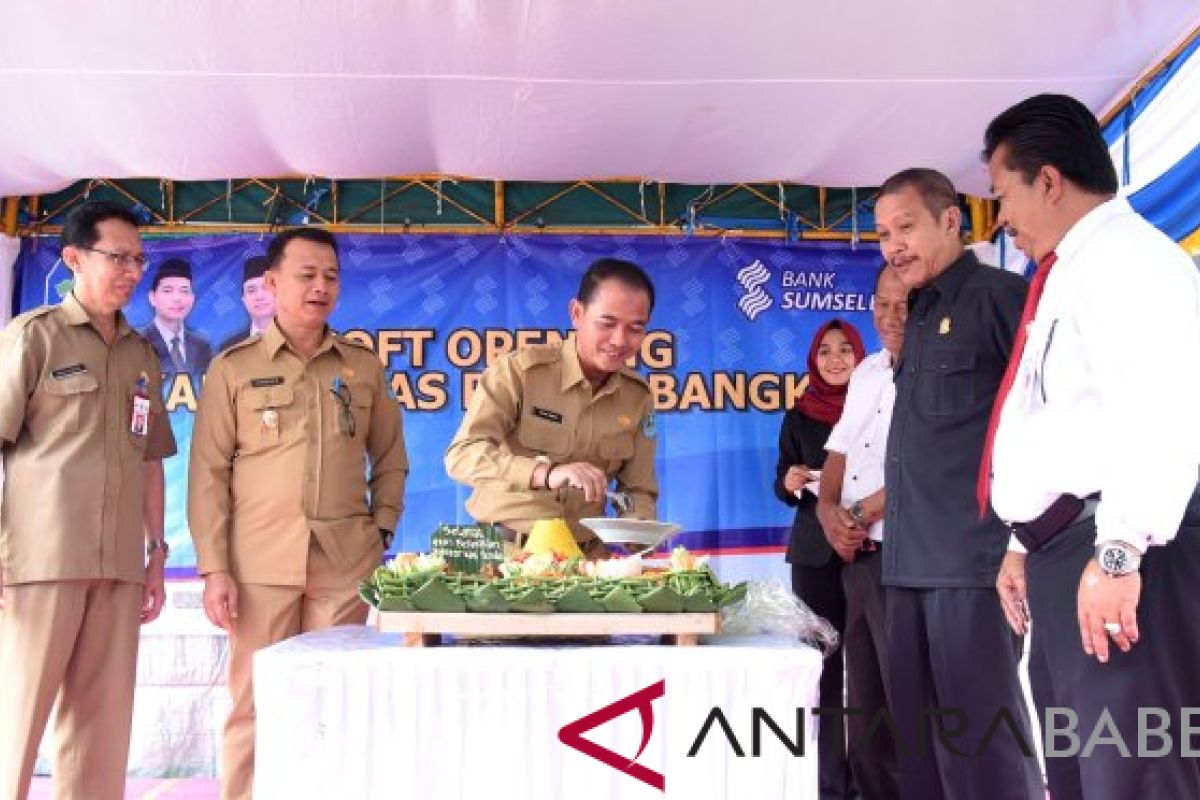 Bupati Bangka resmikan Kas Bank Sumsel Babel