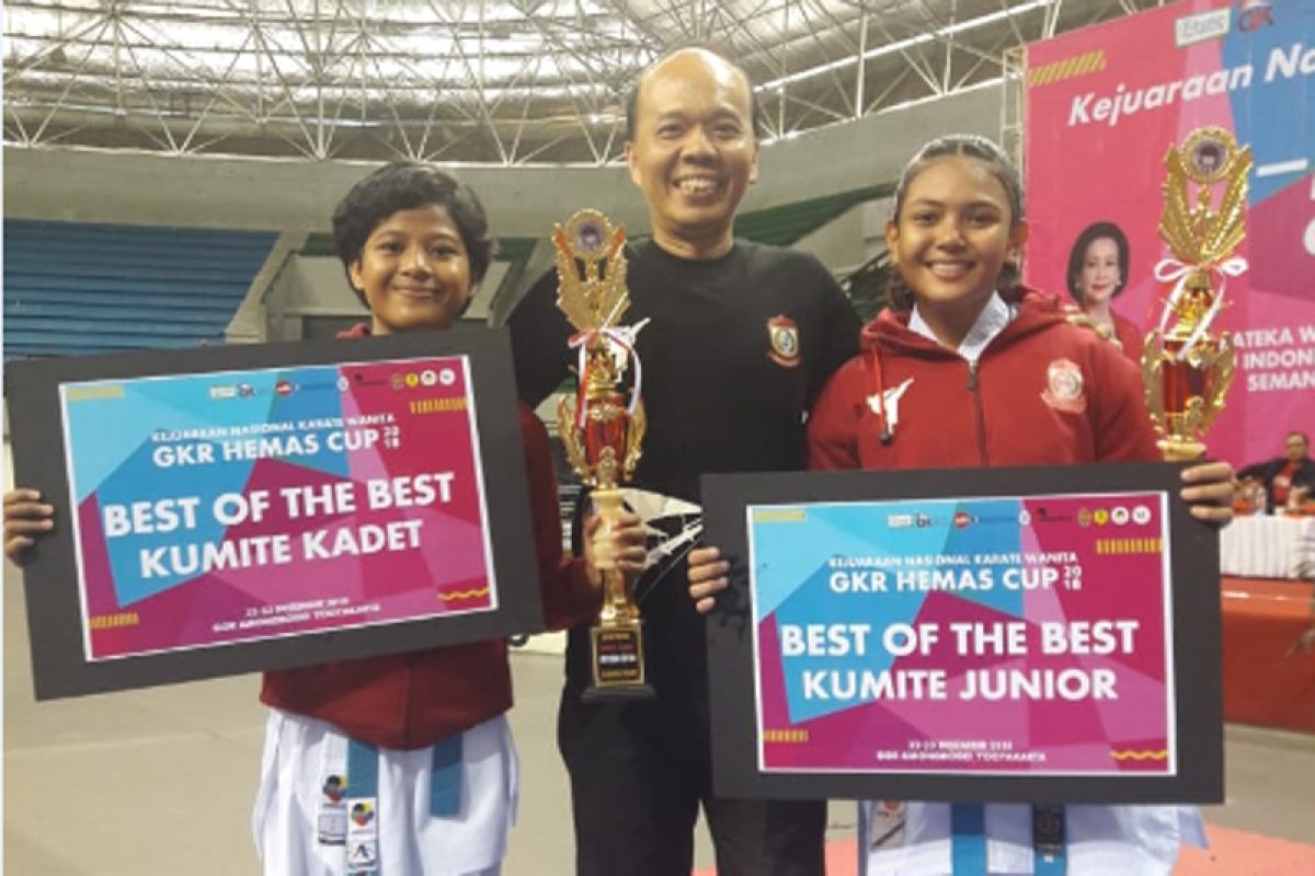 Makassar peringkat dua kejuaraan karate  GKR Hemas Yogyakarta