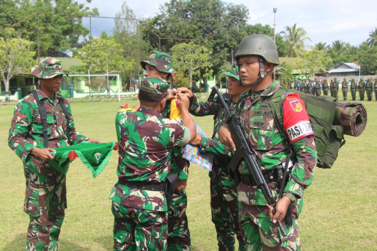 Yonif 713 Tingkatkan Bidang Tempur-Teritorial di Gorontalo