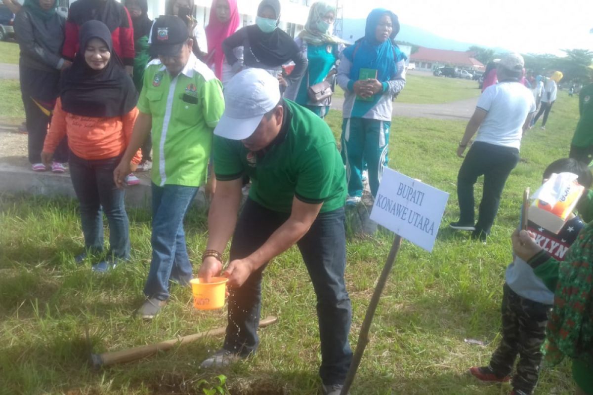 Konawe Utara canangkan penanaman pohon dukung RTH