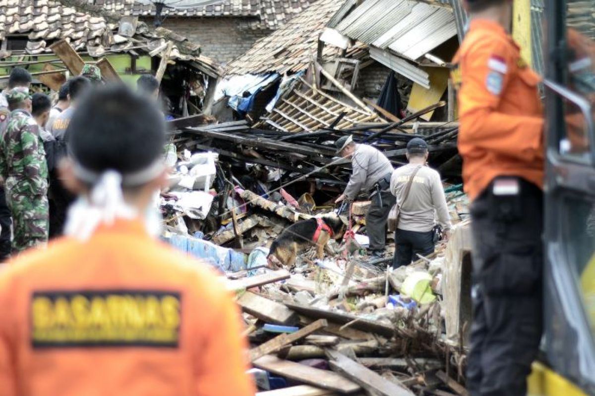 Jumlah korban meninggal di Lampung selatan 106 orang