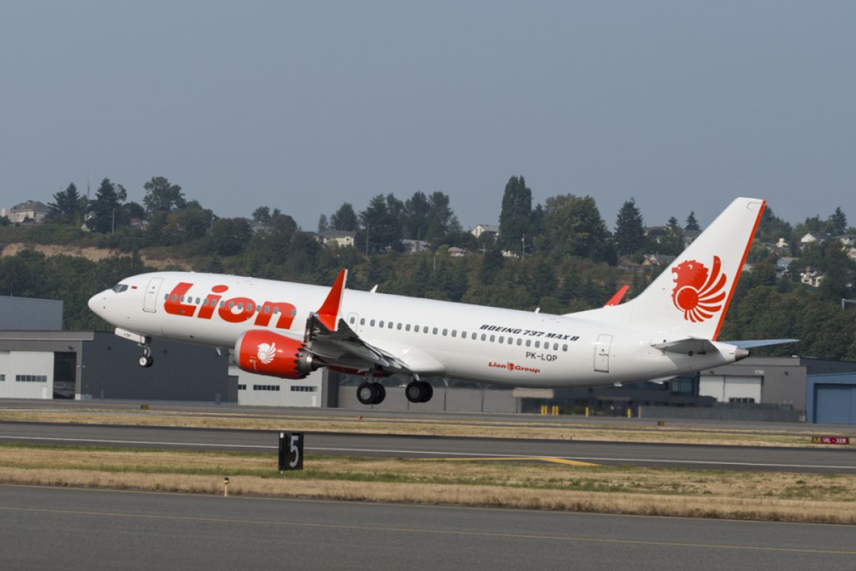 Lion Air JT 714 tergelincir di Bandara Supadio Pontianak