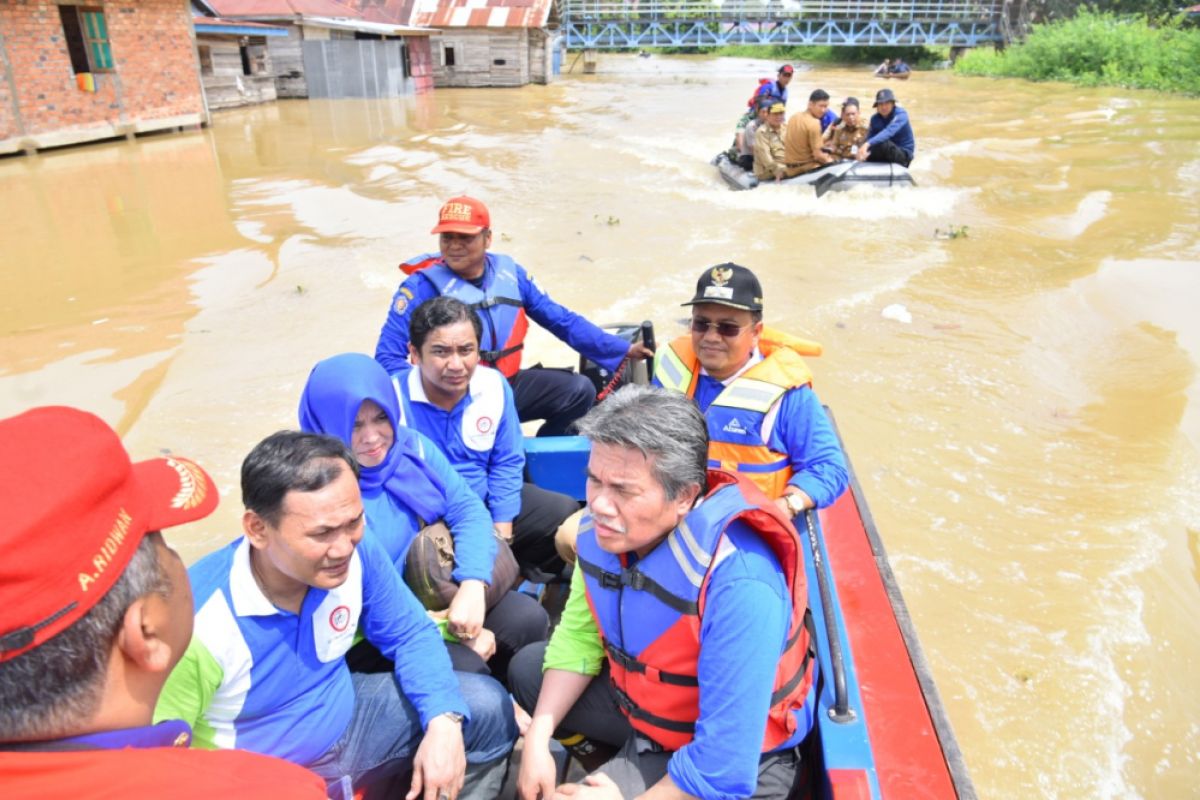 Wakil Wali Kota Jambi tinjau lokasi banjir