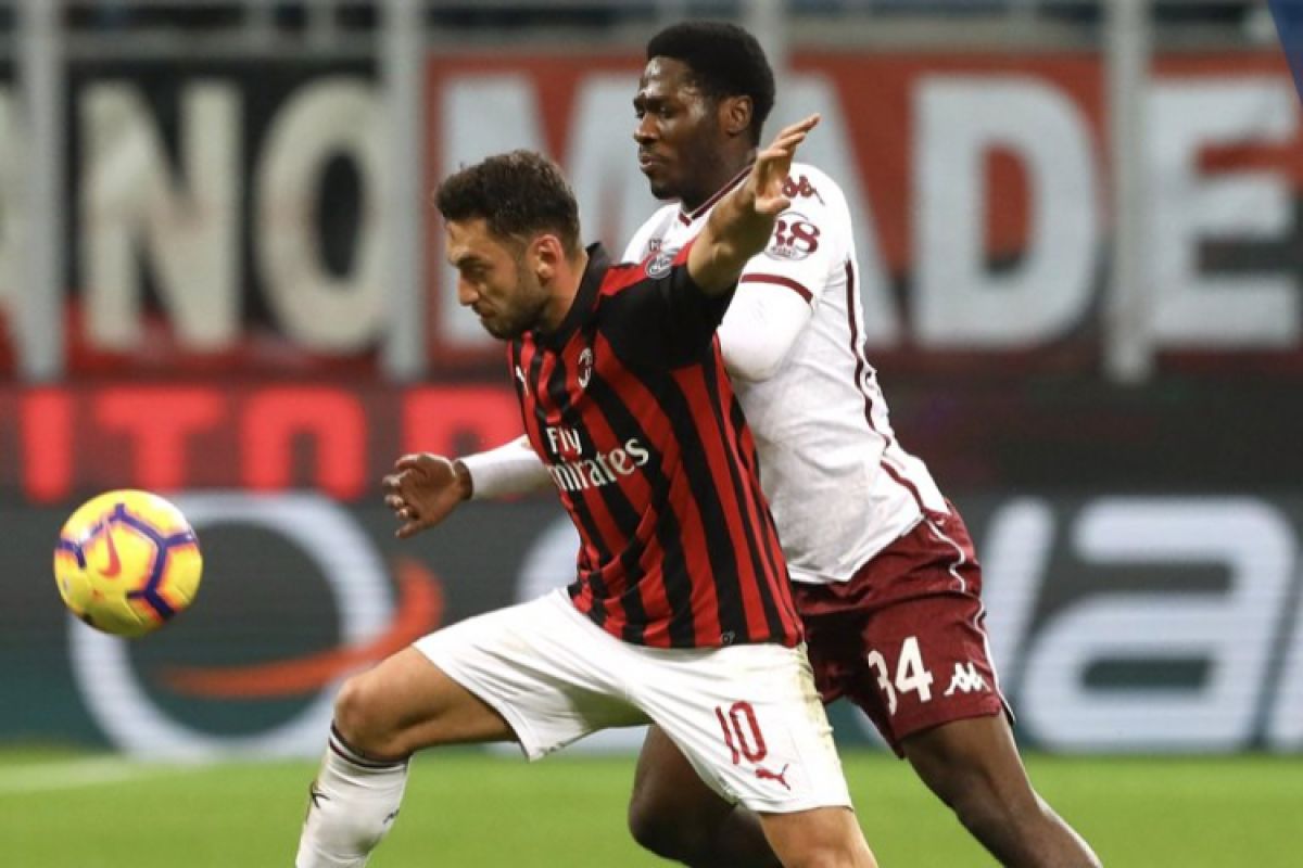 Milan vs Torino berakhir imbang tanpa gol