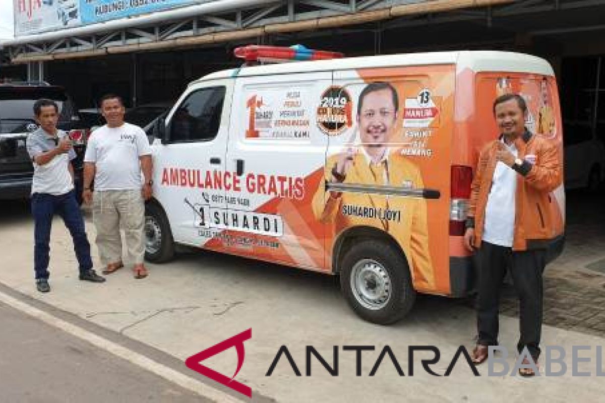 Hanura Bangka Selatan sediakan ambulan untuk masyarakat