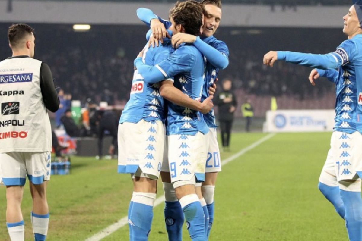 Mertens amankan kemenangan Napoli atas Bologna