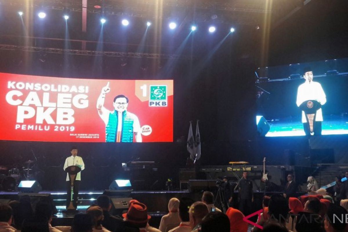 Presiden ajak PKB cegah isu hoax dalam meningkatkan elektabilitas partai