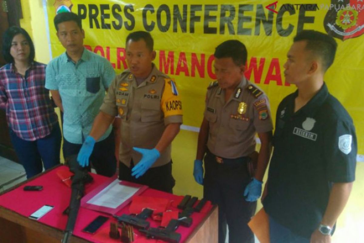 Polisi Manokwari buru penyelundup senjata api