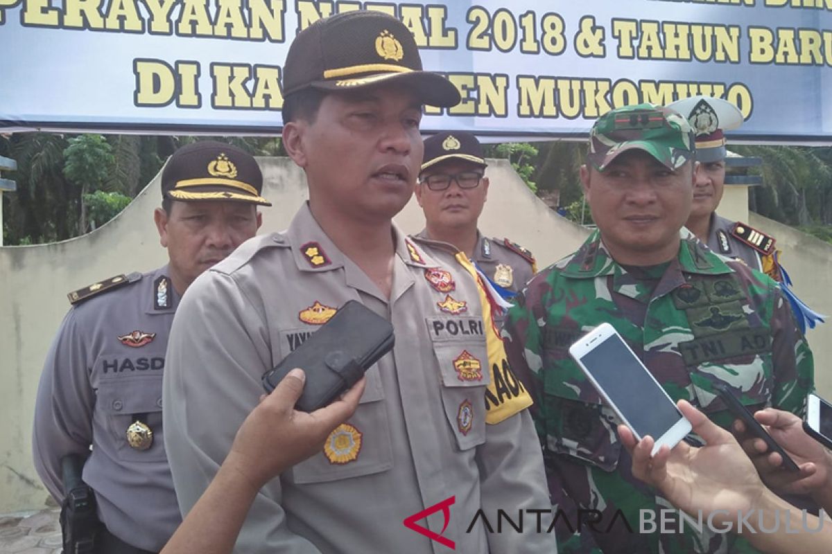 Polres Mukomuko kerahkan seluruh anggota amankan Pemilu