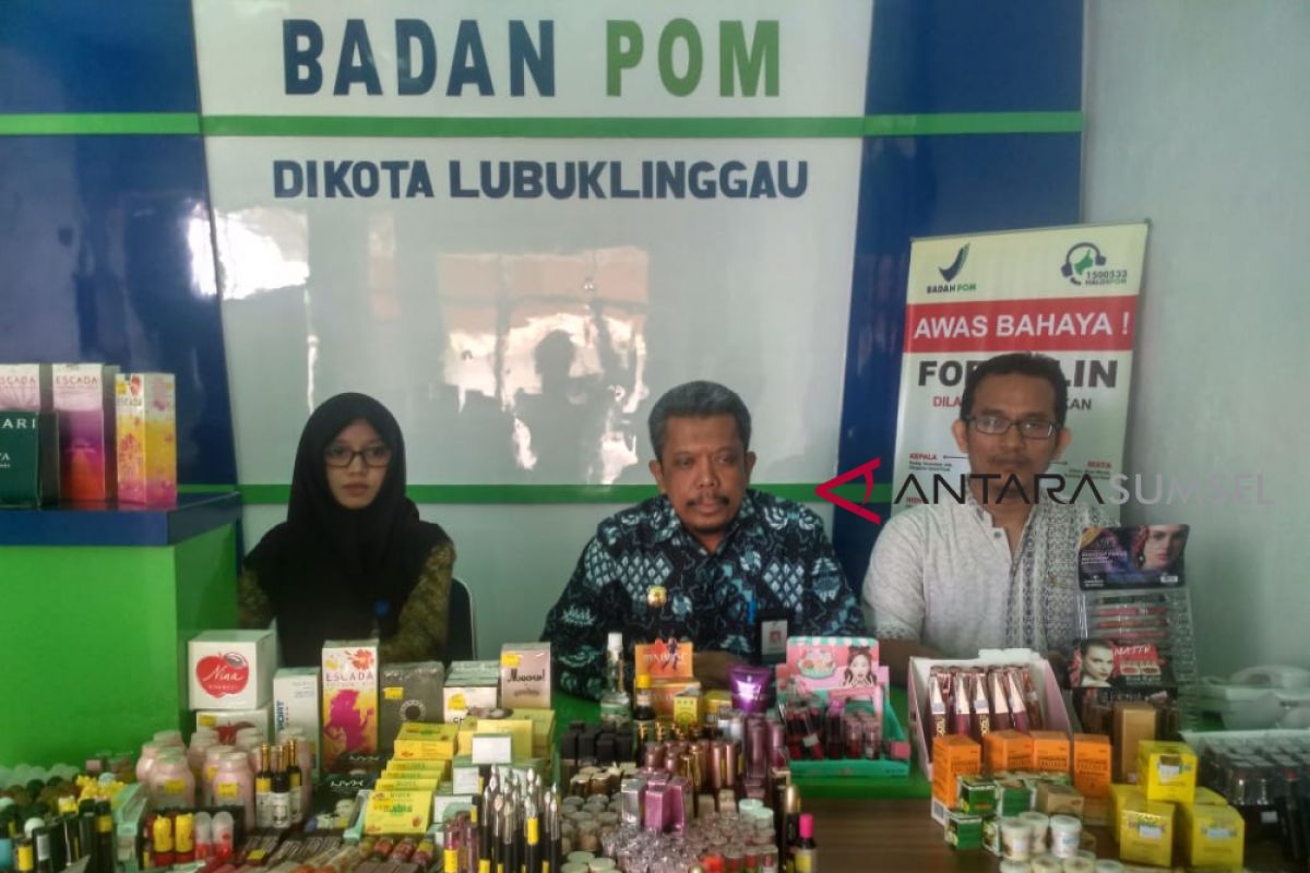 196 jenis kosmetik ilegal disita BPOM Linggau