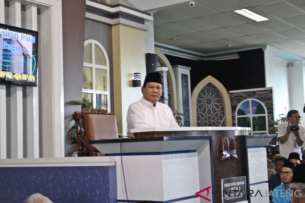 Prabowo sampaikan belasungkawa kepada keluarga korban tsunami