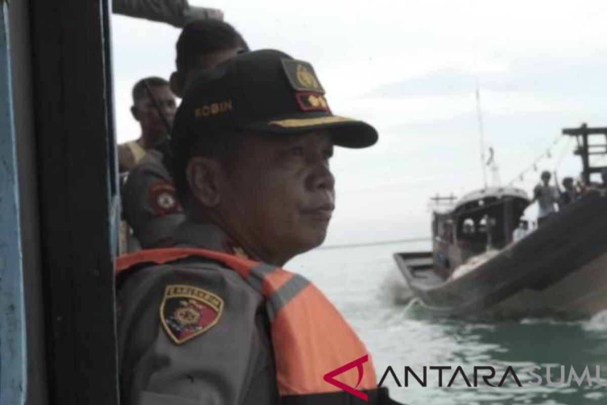 Polres Batubara tangkap tiga kapal Pukat Gerandong