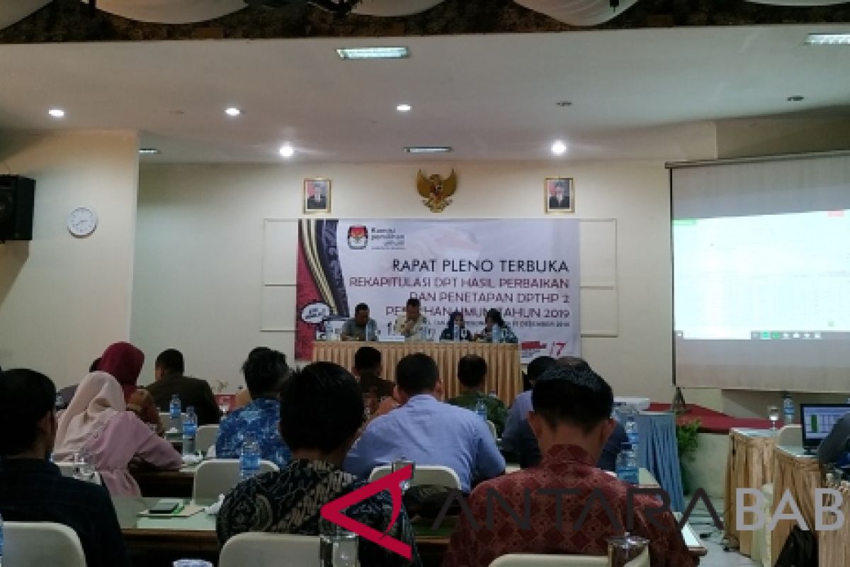 DPTHP2 catat Pemilu 2019 sebanyak 206.733 pemilih