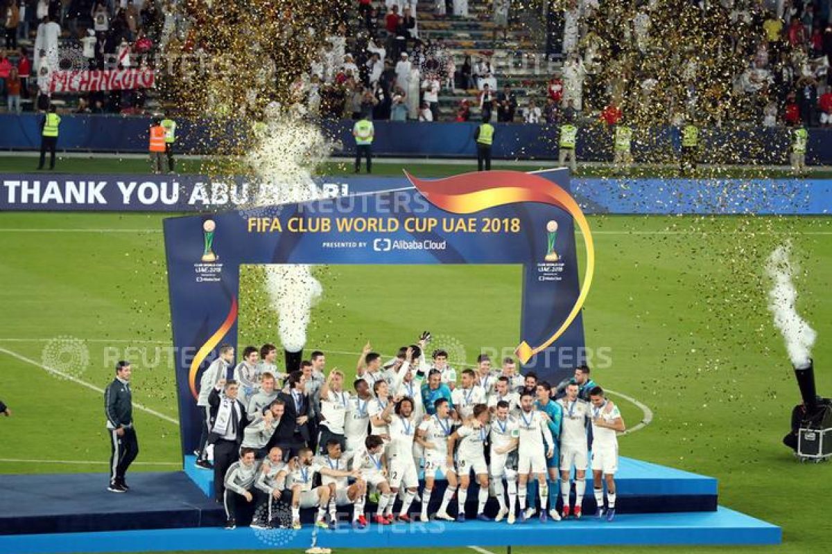 Real Madrid juara Piala Dunia Antarklub