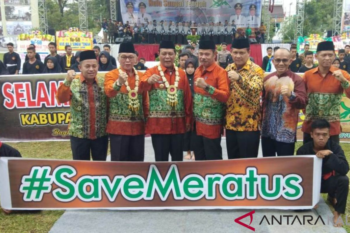 HST's warriors flashmob to deliver Save Meratus on anniversary day