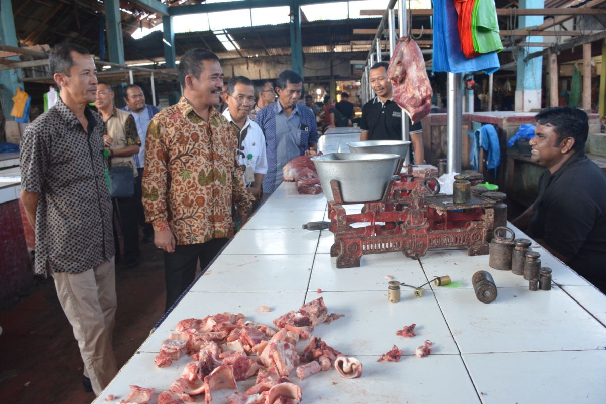 TPID Langkat pantau harga di pasar tradisional jelang tahun baru