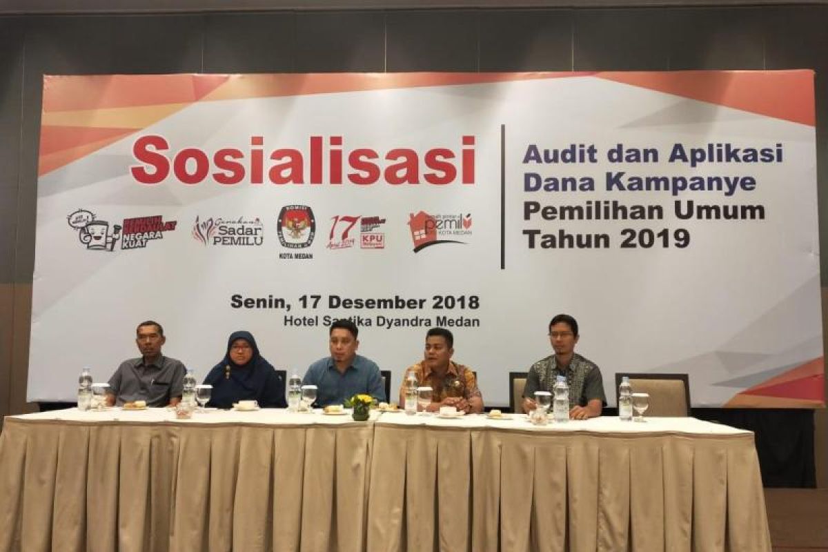 KPU Medan sosialisasikan audit dana kampanye pemilu