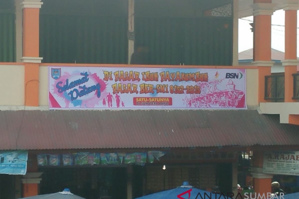Satu-satunya di Sumatera, Pasar Ibuh Payakumbuh resmi berstandar nasional
