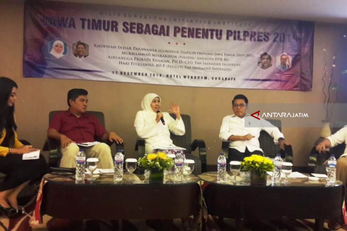 Survei The Initiative Institute Catat Elektabilitas Jokowi Unggul di Jatim