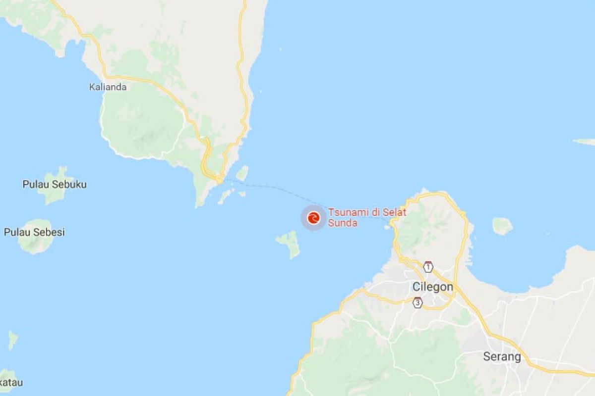 BNPB: 43 Meninggal akibat Tsunami di Selat Sunda