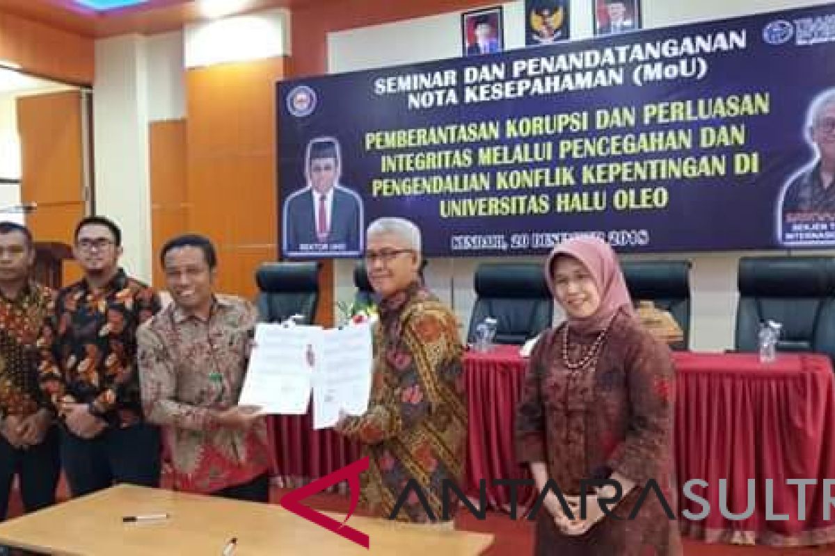 UHO-TII Tandatangani MoU pencegahan-pengendalian konflik kepentingan