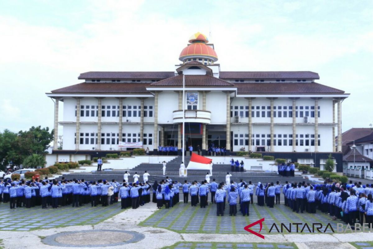 Pemkot Pangkalpinang gelar upacara peringati HUT Korpri ke-47