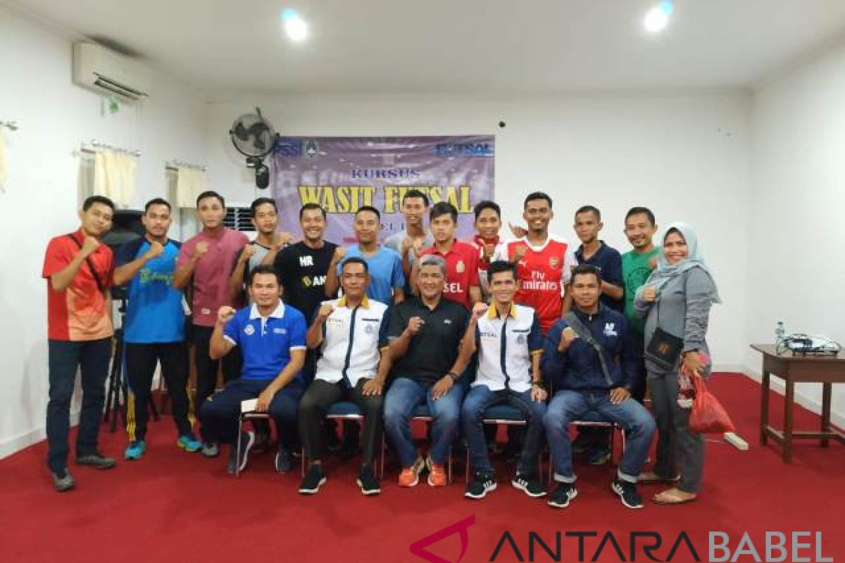 AFK Bangka Selatan adakan kursus pelatihan wasit futsal