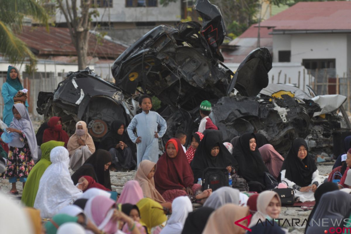 Ribuan warga korban likuifaksi Balaroa  Palu tuntut keadilan