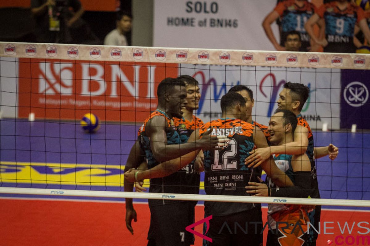 Tim putra Jakarta BNI pastikan tiket final Proliga 2019