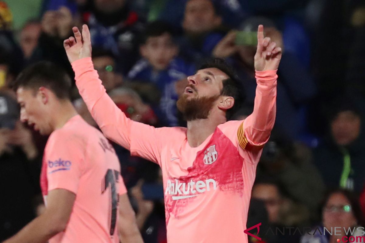 Barcelona buka 2019 dengan kemenangan di markas Getafe