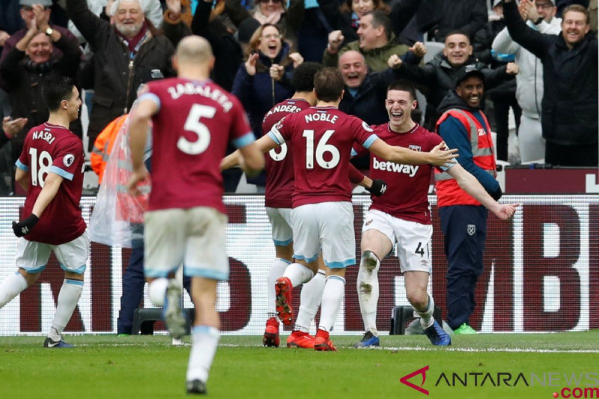 West Ham Jegal Arsenal Berkat Gol Semata Wayang Declan Rice