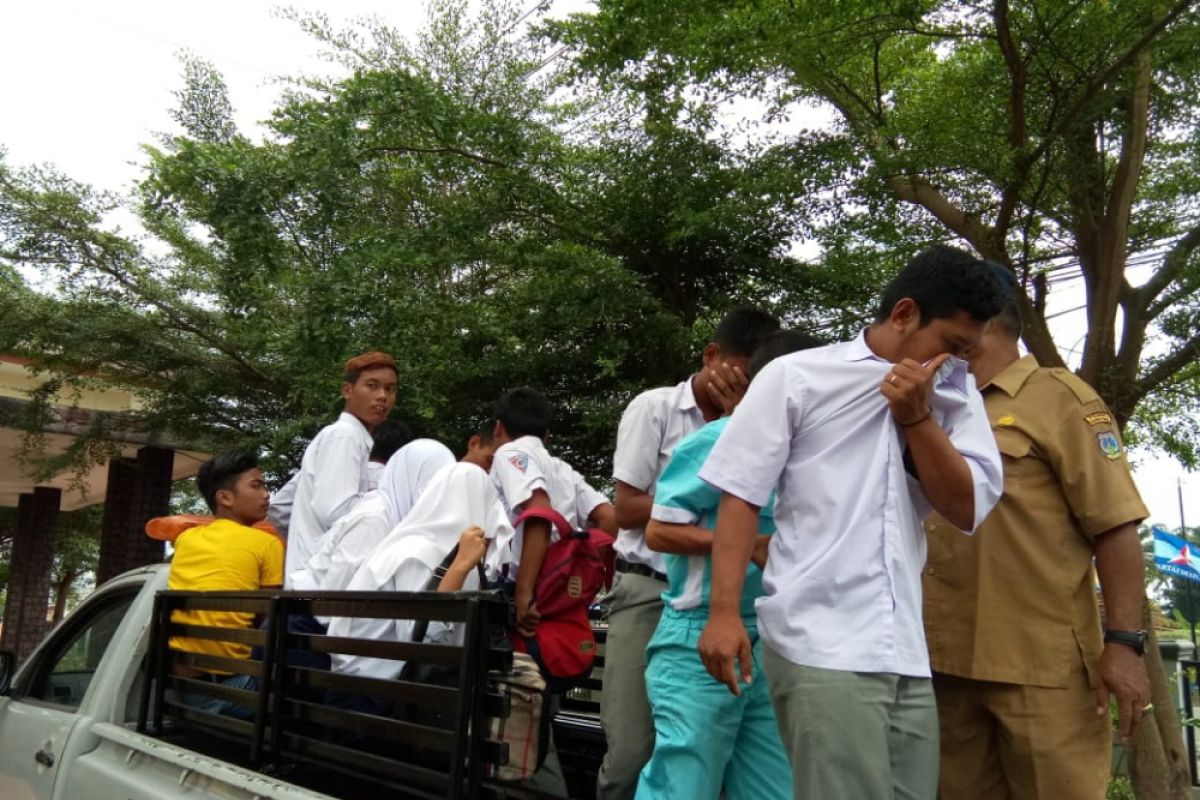 Puluhan siswa di Tebing Tinggi terjaring 