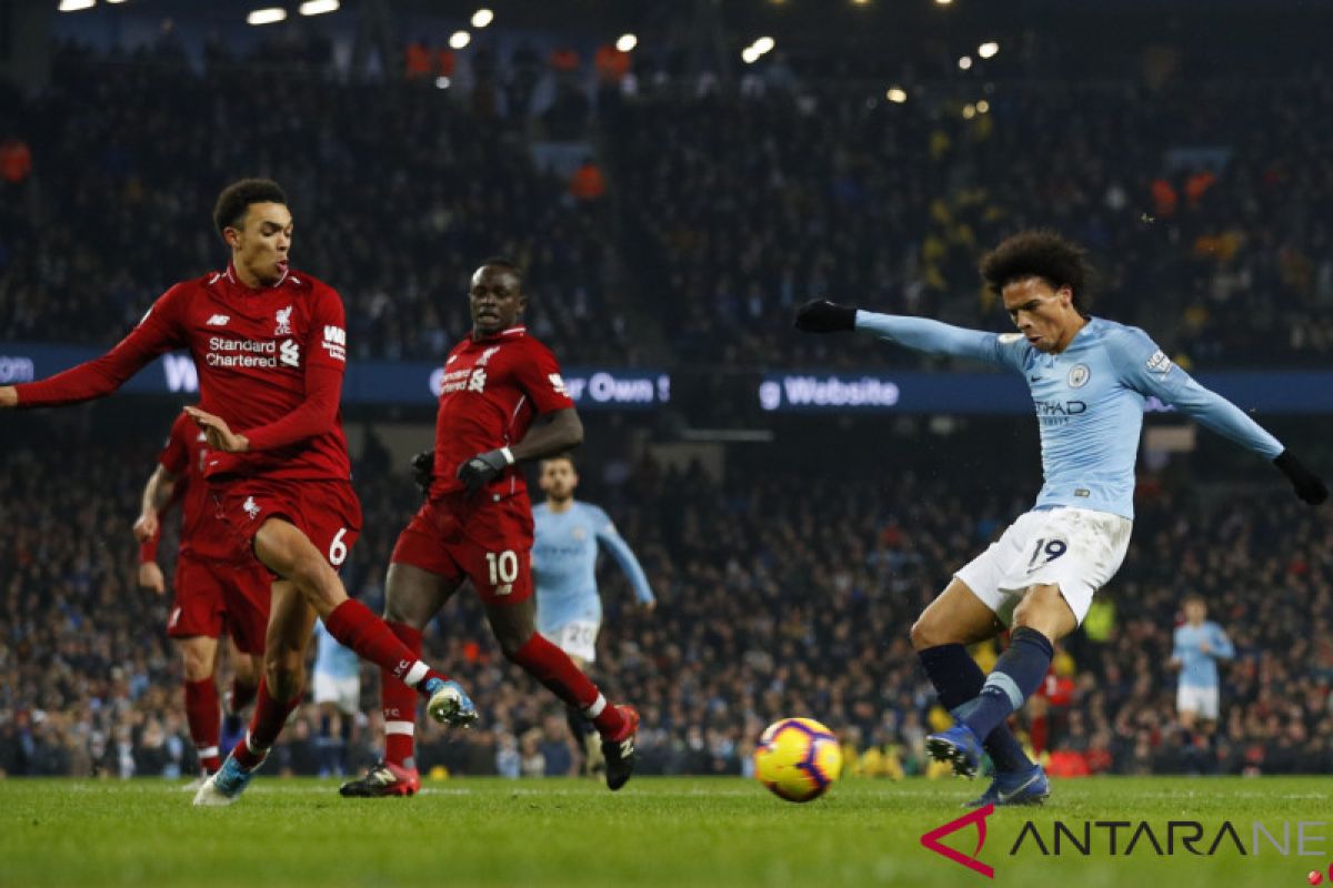 Hasil dan klasemen Liga Inggris, Manchester City pangkas keunggulan Liverpool tersisa empat poin