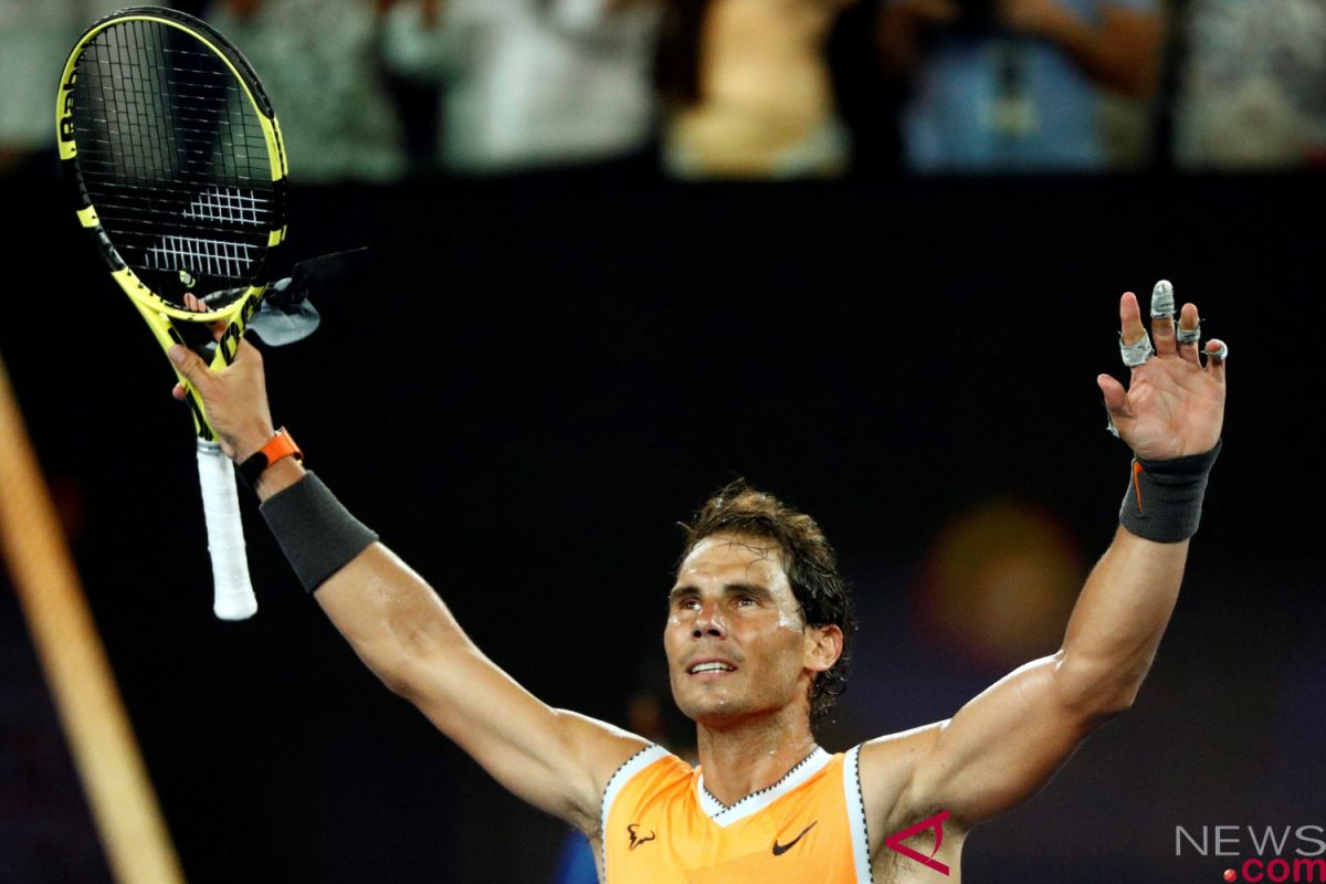 Nadal melenggang ke putaran tiga Australia Terbuka