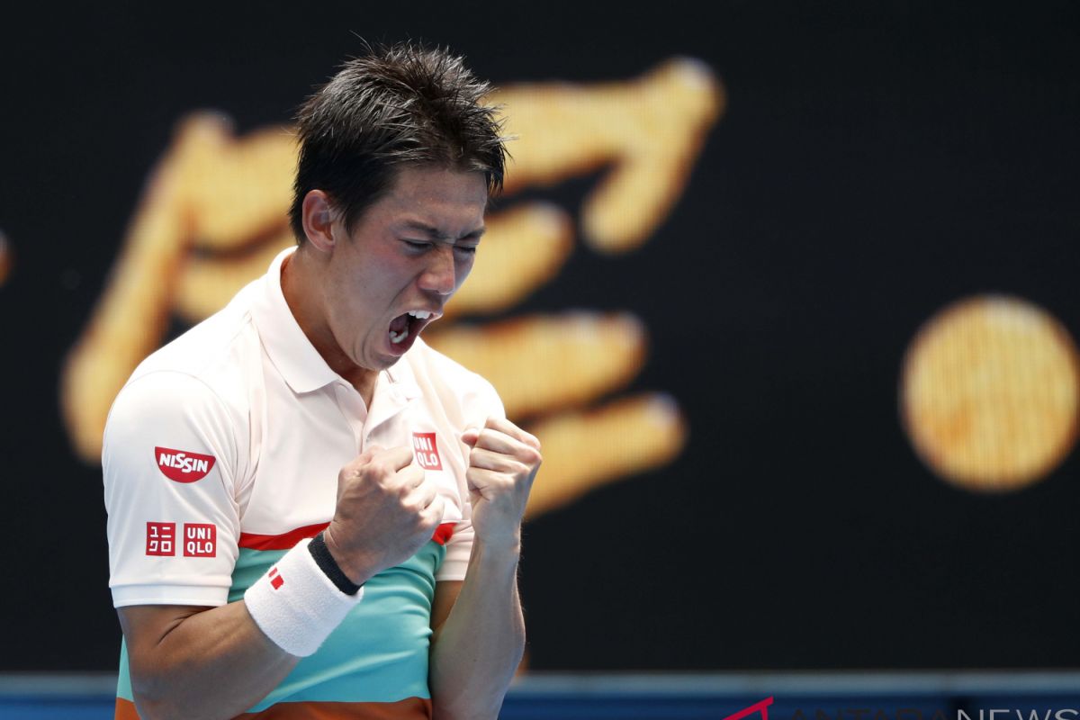 Nishikori bersinar di Dubai saat unggulan lain berguguran