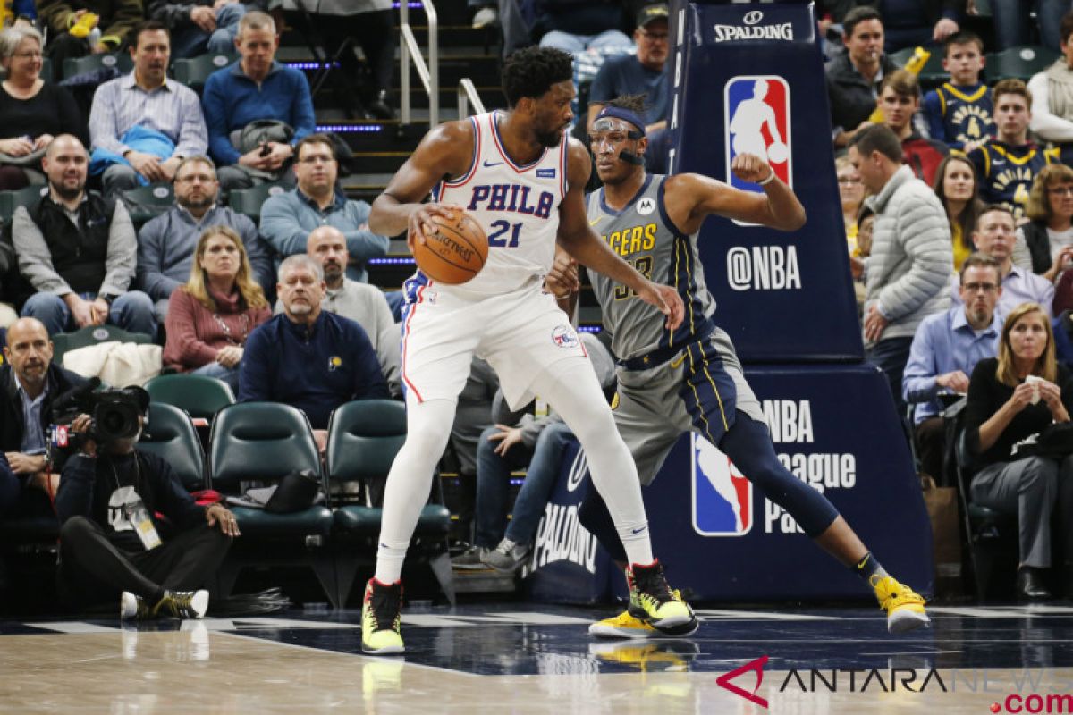 Lanjutkan tren positif, Sixers bekuk Pacers 120-96