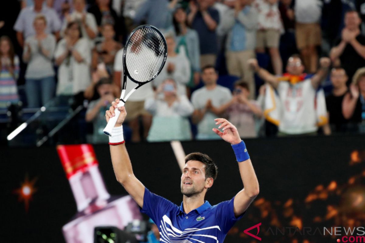 Djokovic singkirkan Medvedev