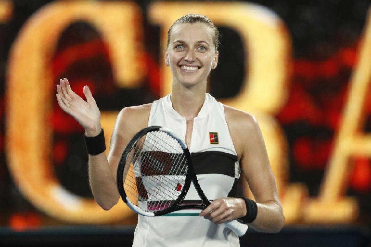 Tekuk Collins,  Kvitova melaju ke final Australia Terbuka