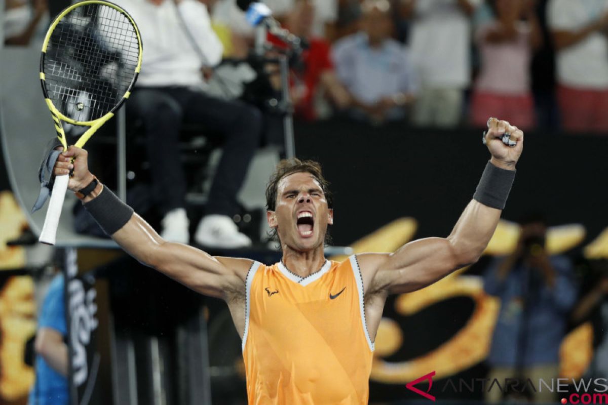 Nadal  akhiri harapan Tsitsipas di semifinal Australia Terbuka