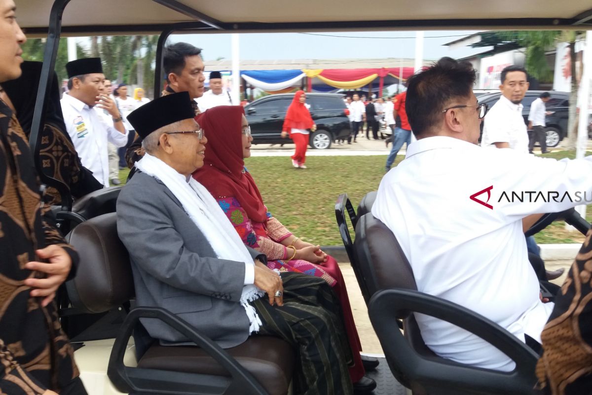 Ma'ruf Amin resmikan Posko TKD Sumsel di Palembang