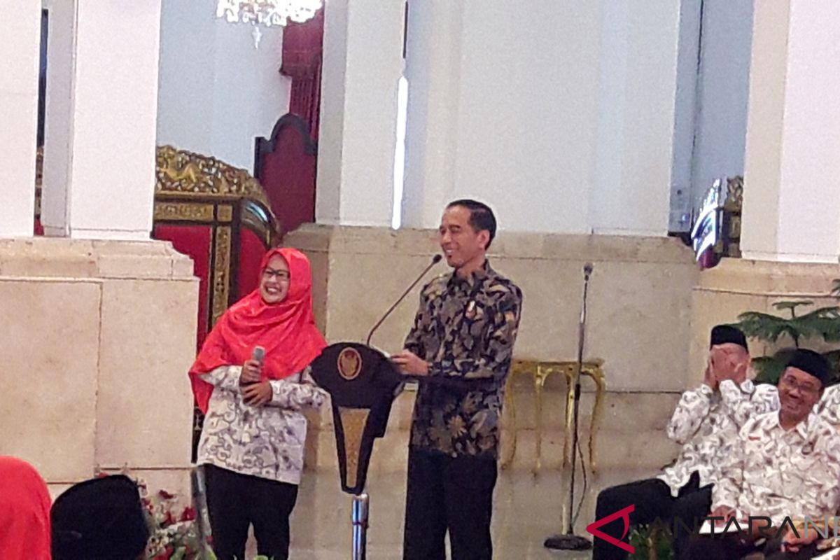 Presiden silaturahim dengan PGSI diskusi persoalan guru