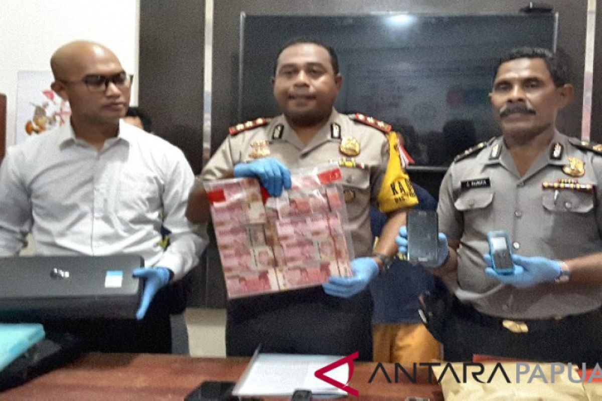 Terduga pencuri Rp850 juta di Jayapura ditangkap di Makassar
