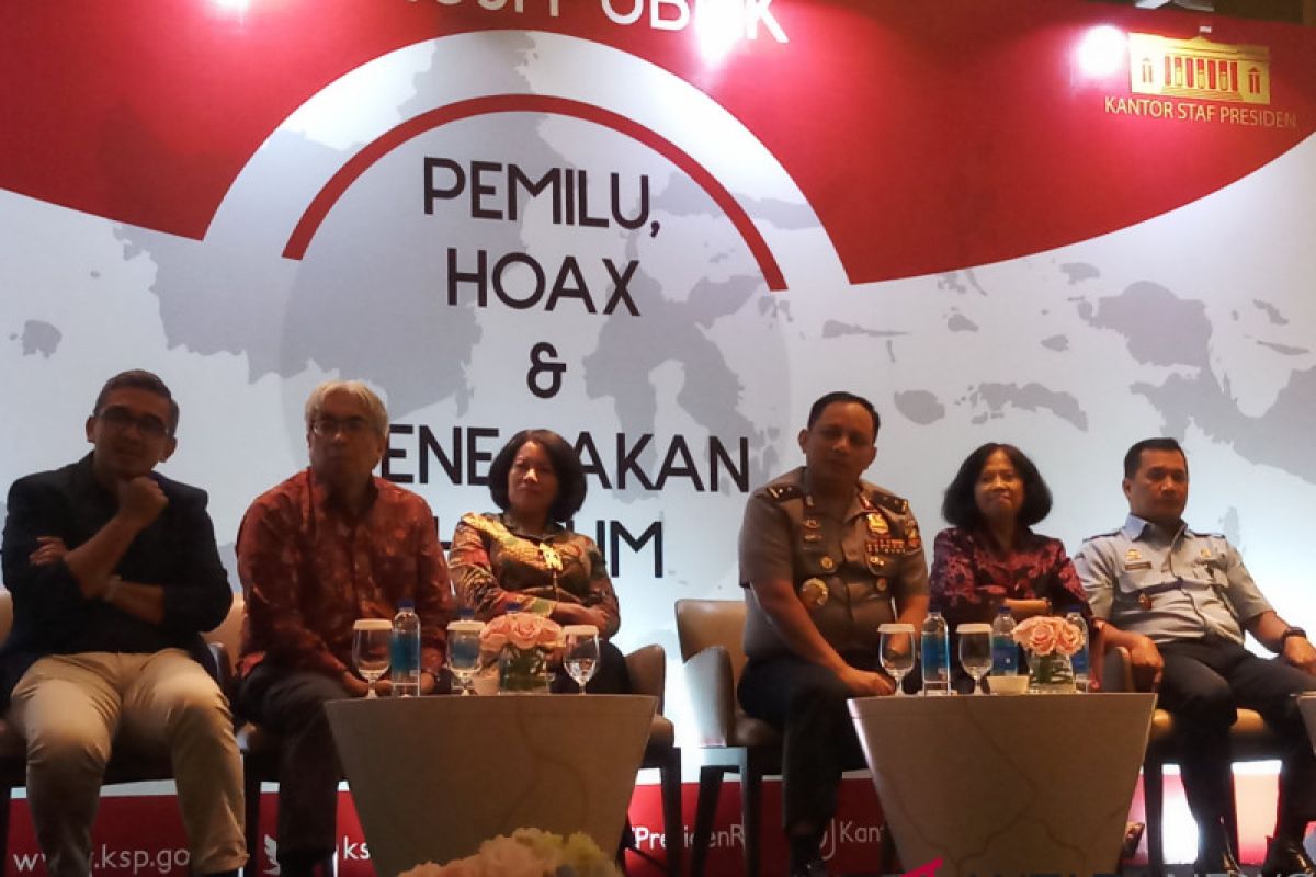 Media sosial sumber penyebaran hoaks jelang Pemilu 2019