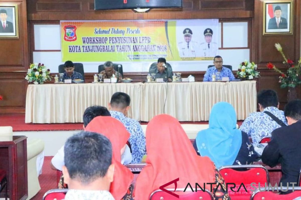 Wakil Wali Kota Tanjungbalai pimpin workshop penyusunan LPPD 2018